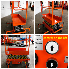 FREE SHIPPING NEW 5 STAR 19 FEET MAX LIFT ELECTRIC SCISSOR LIFT MAN LIFT