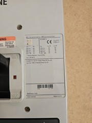 1) Cutler-Hammer MDL 50k 800A 3-Pole Circuit Breaker 551-600V MDL3800F MT3800T
