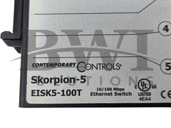 Contemporary Controls EISK5-100T Skorpion-5 10/100Mbps Ethernet Switch EISK5100T