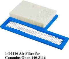 122-0836 Oil Filter 140-3116 Air Filter for Cummins Onan 5500 7000 RV Generators