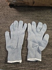 (QTY 240 PAIRS) Liberty Safety P4527 Large Cotton/Polyester String Knit Gloves