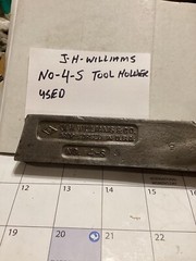 J H Williams #4-S Tool Holders