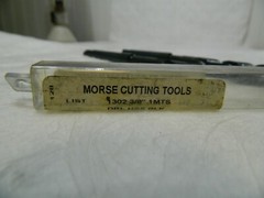 Morse HSS Taper Shank Drill 1 MTS, 118º Point 3/8" Qty 2 10024
