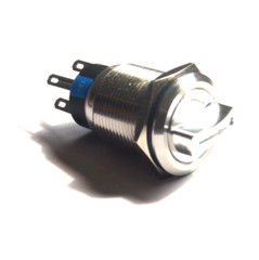 19mm/22mm Metal knob switch with lamp 2/3 position Arrow light selective switch