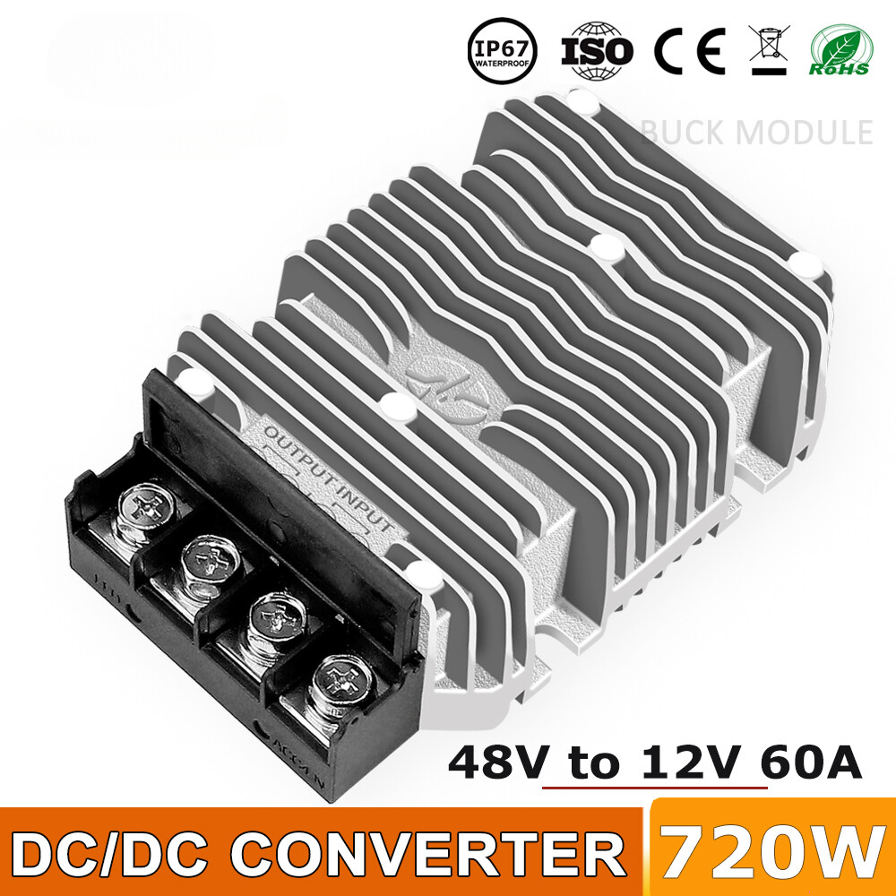 36V 48V to 12V 50A 60A DC TO DC Step Down Voltage Converter 13.8Volt Golf Cart