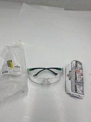 (QTY 5) NoCry 506UG Clear Lightweight Safety Glasses Adjustable Frame
