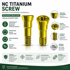 US Healing Abutment Closure Cover Screw Cap N/RC fit Straumann Bone Level BL BLT