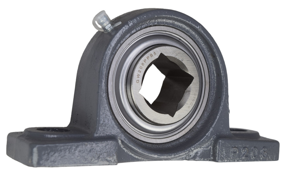 1-1/8″ Square Disc Harrow Pillow Block Bearing GW208PPB5-P Tufline TPBT60 SpinCo