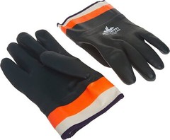 MCR Oil Hauler Double Dipped Chemical Resistant PVC Rubber Safety Work Gloves LG