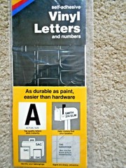 Avery 1″ Self-Adhesive Vinyl Letters and Numbers No. 5902