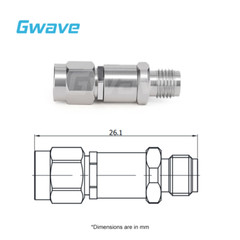 SMA Male to 2.92mm Female Adapter, DC – 18GHz