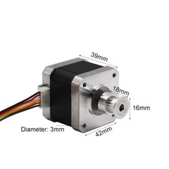 Nema 17 Stepper Motor 50oz.in 1.2A for DIY CNC Robot Reprap Makerbot 6-Lead Wire
