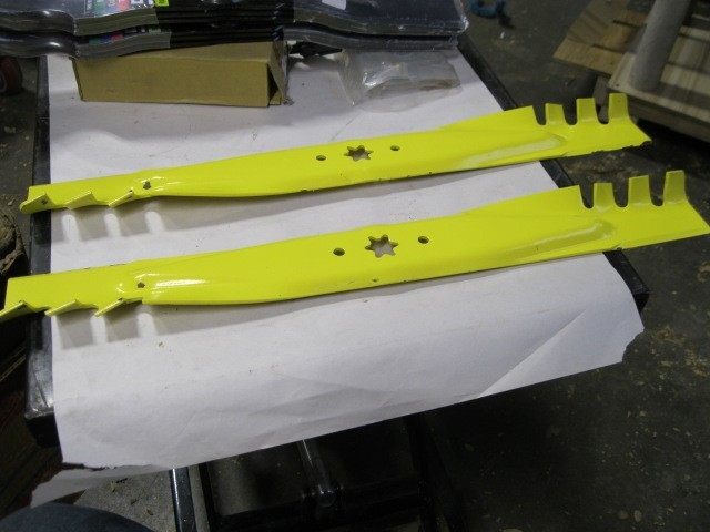 (QTY 2) MTD 742-04308X XTREME 2 IN 1 BLADES FOR 42” CUTTING DECKS
