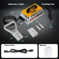 24 Volt 30A Forklift Battery Charger Single Phase Lead Acid Battery Fast Charger