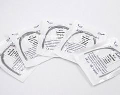 Dental Orthodontic Thermal Activated Archwires Niti Arch Wire Ovoid Natural Form