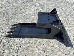 Skid Steer Concrete Claw Slab Bucket Attachment with Teeth Fits Quick Attach
