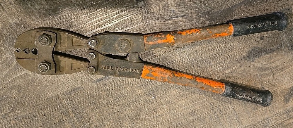 Vintage National Telephone Supply Company 53-XPJ Nicopress Sleeve Tool