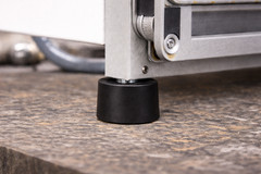 2 3/8″ x 1 1/4″ XXL HD Black Rubber Feet for Equipment, Truck Doors, Compressors