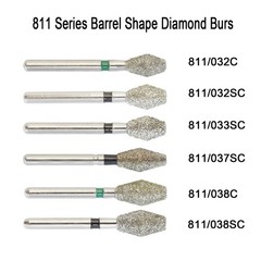 Dental Diamond Burs FG Long Surgical Bur Round Ball Taper Bur 368 801 850 856