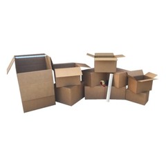 UBMOVE 1 Room Wardrobe Moving Kit 9 Packing Boxes and Moving Supplies
