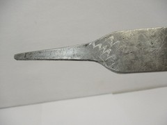 Hand Scraper with ” Scraped ” Finish Way Scraper 18″ Long w/ Handle Blunt End VG