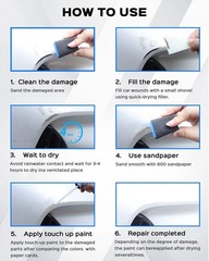 212 Obsidian Touch Up Paint Kit, Compatible with Lexus, Scratch Repair Kit