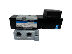 FONTAL PCS-2406 110G 5/2-Way 1/4″ Pneumatic Directional Valve AC100/110 Volts