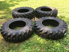 4 NEW 15.5-25 Galaxy MPC Loader L2/G2 Tires – 15.5X25 – 12 PLY – 154 pound tire