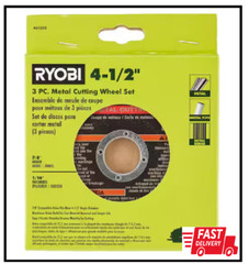 Ryobi 4-1/2 in. Metal Cutting Wheel (3-Piece)