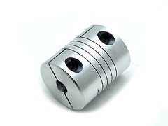 6.35×12.7mm 1/4″x1/2″ Flexible Shaft Coupling Rigid Coupler D25mm L30mm
