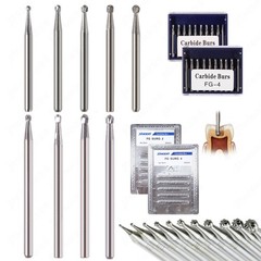 Dental Carbide Burs 19mm FG Straight Fissure Bur for High Speed