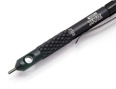 ZAK Tools Dual Handcuff Key, Black with Ring and Clip ZT22 Window Punch