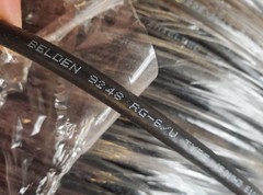 500 FT BELDEN 9248 18 AWG RG-6 BLACK COAX CABLE