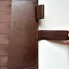 BURBERRY Authentic Leather System Notebook Nova Check