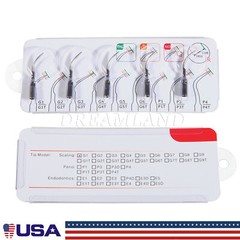Dental Ultrasonic Scaler Piezo Tips G1,G2,G3,G4,P1 Fit Woodpecker EMS Handpiece