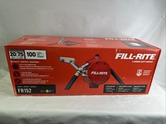 Fill-Rite FR152 Piston Hand Pump with Hose & Nozzle Spout, Red – New