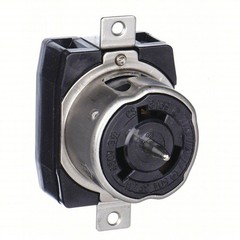 Leviton CS8169 50 Amp 480V 3Phase 3P 4W Non-NEMA Locking Flush Mount Receptacle