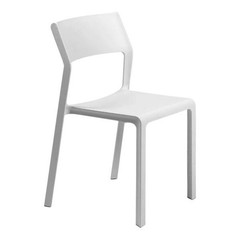 Nardi Trill Bistrot Bianco Resin Stackable Outdoor Dining Chair – 6ct