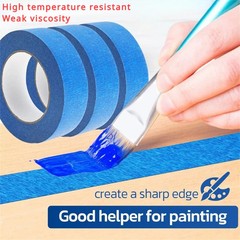 3 Rolls Blue Painter’s Tape 2 Inch x 60 Yards 5.5 Mil Masking Tape Clean Removal