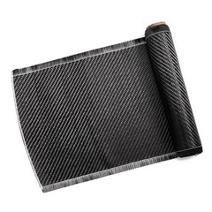 150cm x 20cm Carbon Fiber Fabric Cloth Sheet Roll 2×2 Twill Weave 3K 200g Black