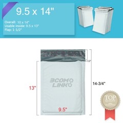 #4 9.5×14 (9.5×13) Poly Bubble Mailer Padded Envelope Shipping Bag 25,50,100 Pcs