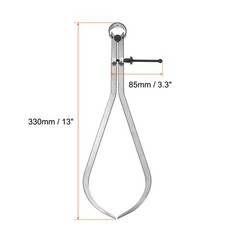 Spring Outside Caliper 13 Inch Stainless Steel Adjust Spring Caliper Bent-Leg