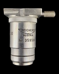 Vintage Reichert Austria Nr. 359596 Fluor Oel 190/0 np Microscope Objective