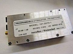 Weinschel Programmable Attenuator 101-2070-1 63dB/ 1 dB 800MHz-3GHz