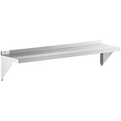 12″W x 60″L Stainless Steel Commercial Kitchen Overshelf Solid Wall Mount Shelf