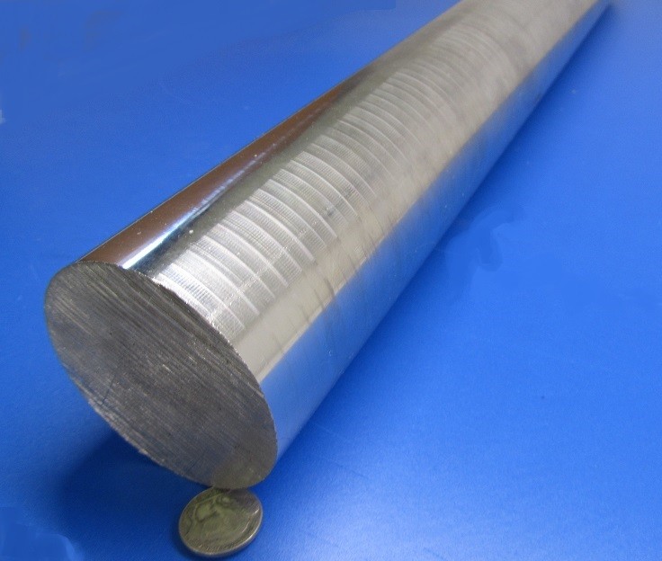 4140/4142 Alloy Steel Rod, 2 3/8″ Diameter +/-.007″ x 1 Ft Length