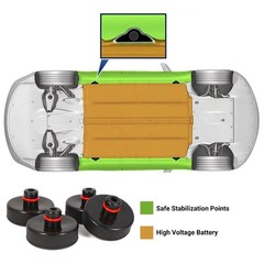 2026 Jack Pad Compatible with Tesla Model Y/3/X/S Spare Tire Kit black