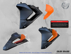 Stripe Series Air Deflectors Triumph Tiger 850/900 2020-2024 | Cosmetic Blem