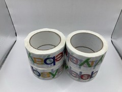 4 Rolls eBay Branded Shipping Tape Approx 75 yds x 2″ Color Logo READ
