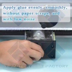 WD-40B Desktop Automatic Glue Binder Book Hardcover Hot Melt Glue Binding Machin